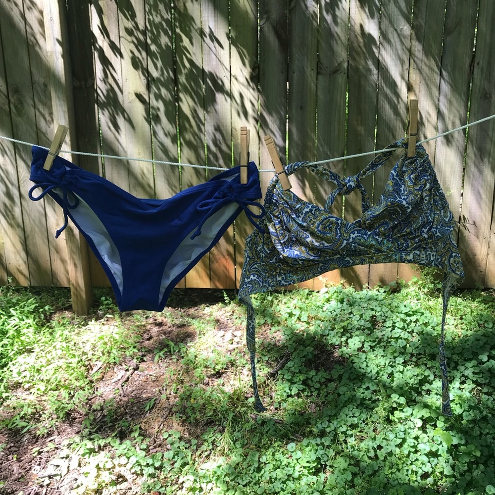 J. Crew paisley Bikini